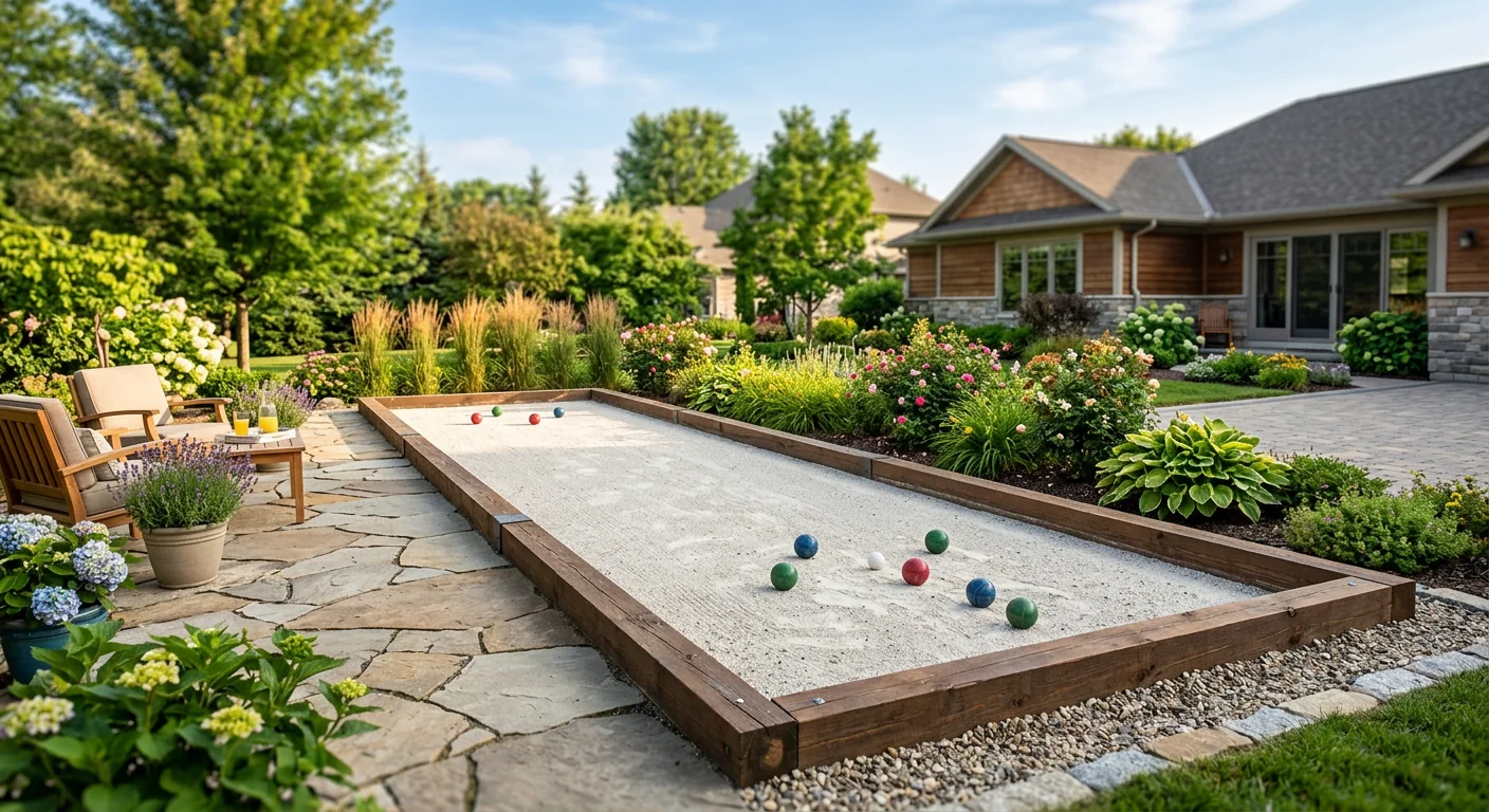 Gravel for Bocce Ball Courts